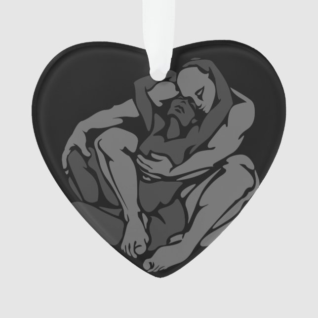 Hugs Ornament - Personalized Love Gifts (Front)