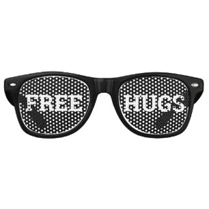 HUGS retro gratuit Shades / Lunettes de soleil de