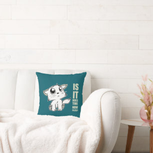 Hugs time throw pillow