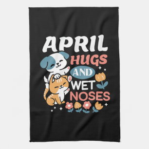 Hugs, Wet Noses, and Spring Vibes – Playful Pet Kitchen Towel