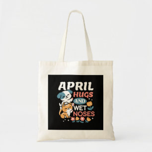 Hugs, Wet Noses, and Spring Vibes – Playful Pet Tote Bag