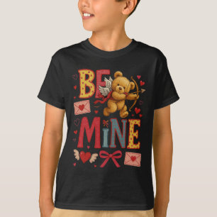Hugvyn Be Mine Valentine God Christian Loved John  T-Shirt