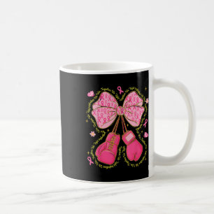Hugvyn Breast Cancer Pink Boxing Gloves Survivor P Coffee Mug