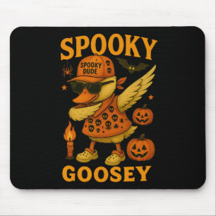 Hugvyn Halloween Spooky Goosey Halloween Silly Goo Mouse Pad