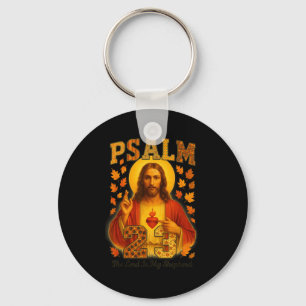 Hugvyn Psalm 23 The Lord Is My Shepherd Faith Fall Keychain