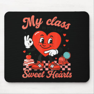 Hugvyn Six Seven Heart 6 7 My Cl Is Full Sweethear Mouse Pad