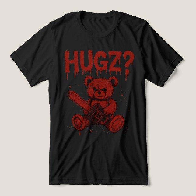 HUGZ? Tri-Blend SHIRT (Design Front)