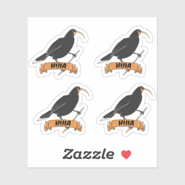 Huia New Zealand Bird (Sheet)