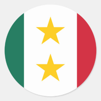 huila y Tejas, Mexico Classic Round Sticker