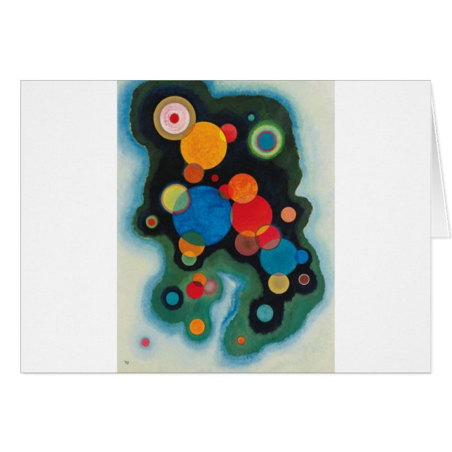 Huile Abstraite de Kandinsky Deepened Impulse sur  (Devant horizontal)