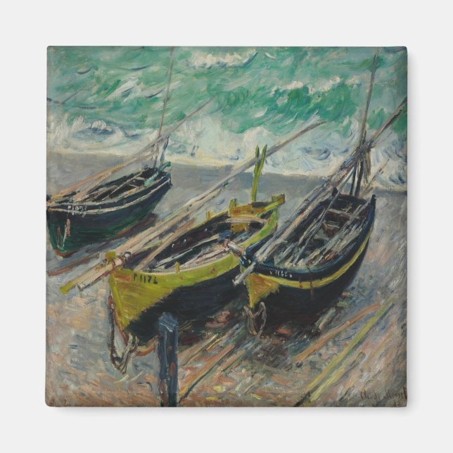 Huile Sur Toile Artiste Claude Monet Nature Magnet (Devant)