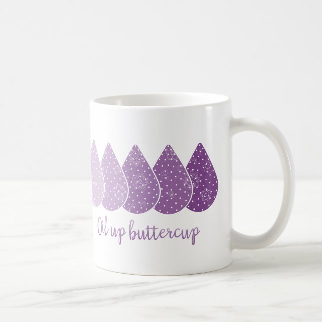 Huile vers le haut de la tasse de renoncule (Droite)