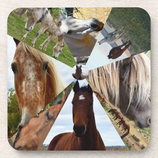 Huit Triangles Cheval, Dessous de verre (Devant)