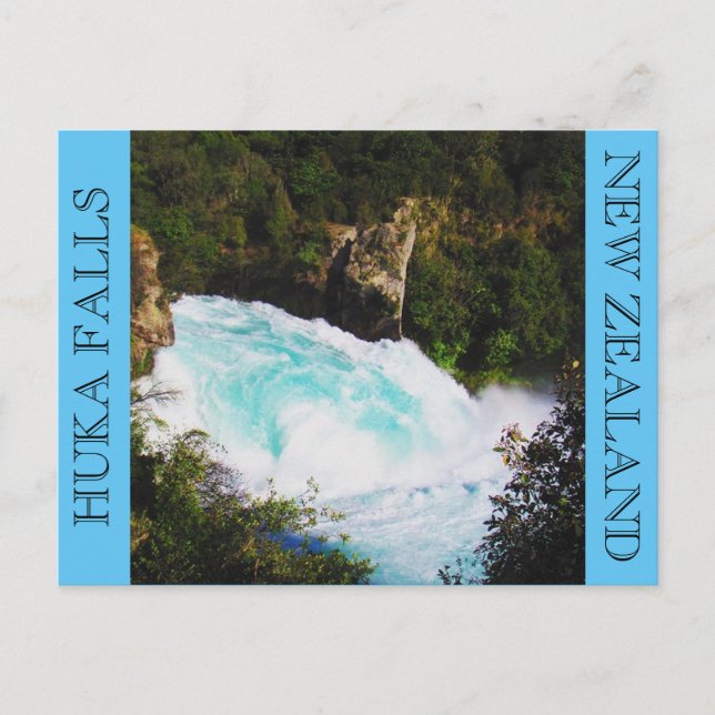 huka falls blue postcard (Front)