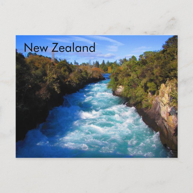 Huka Falls, Nouvelle-Zélande Carte postale (Devant)