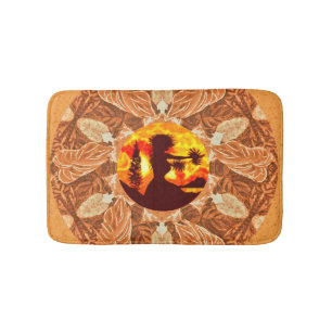 Hula Dancer  Bath Mat