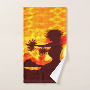 Hula Dancer  Hand Towel