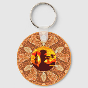 Hula Dancer Keychain