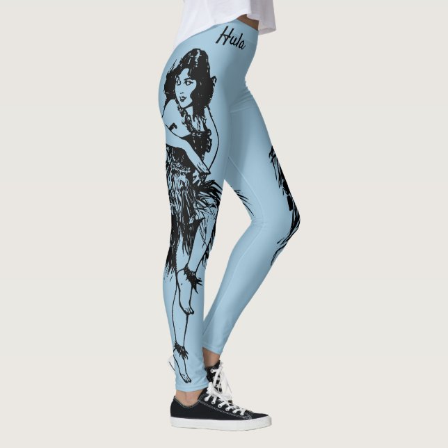 Hula Dancer Leggings Art Original (Droite)