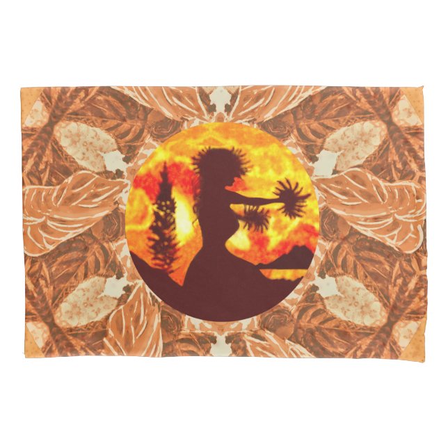Hula Dancer  Pillowcase (Front)
