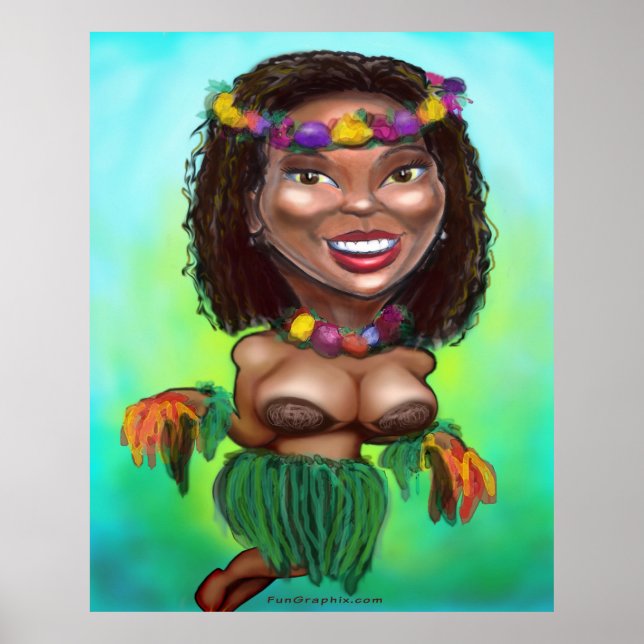 Hula Dancer Poster (Front)