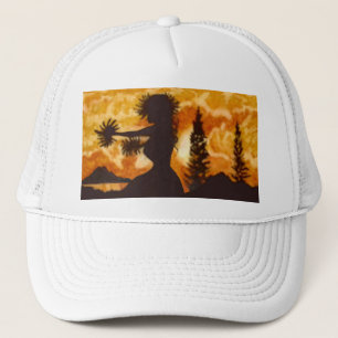 Hula Dancer Trucker Hat