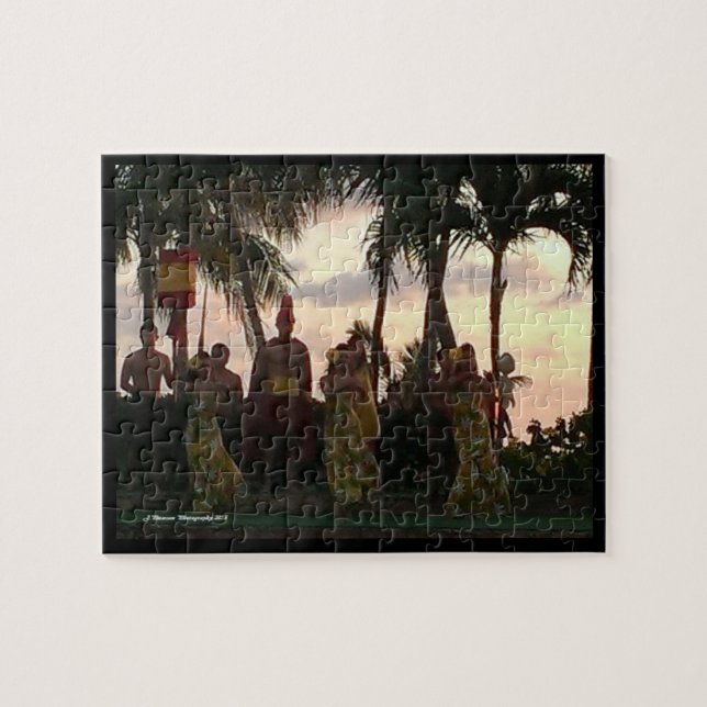 Hula Dancers Puzzle Box Set (Horizontal)