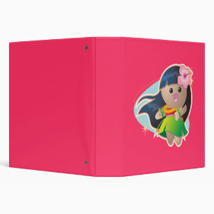 Hula Girl Binder