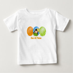 Hula Girl Easter Egg Kids T-shirts