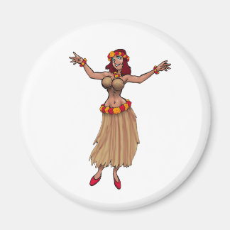 Hula Girl Magnet