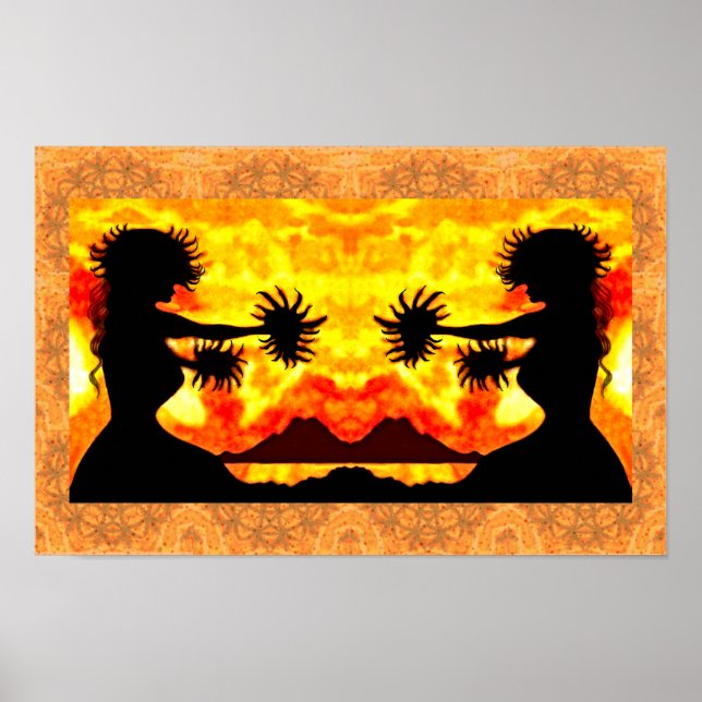 Hula Girls Print, Value Poster Paper (Matte) (Front)
