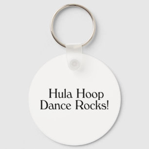 Hula Hoop Dance Rocks Keychain