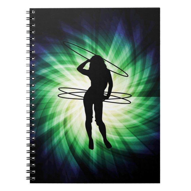 Hula Hoop Girl; Cool Notebook (Front)