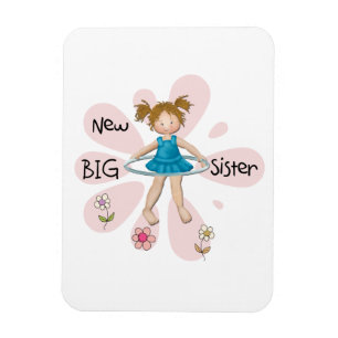 Hula Hoop New Big Sister Magnet