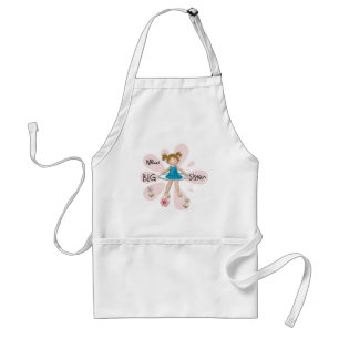 Hula Hoop New Big Sister Standard Apron