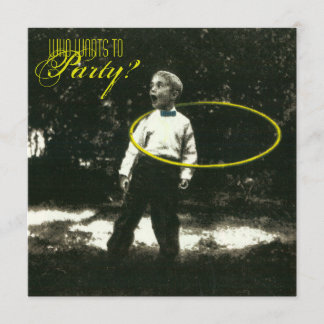 Hula-Hooper Party Invitation