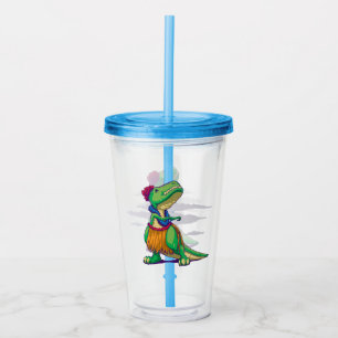 Hula Rex Acrylic Tumbler