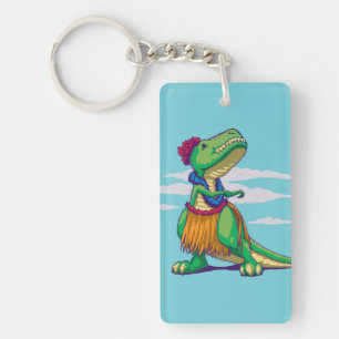 Hula Rex Keychain