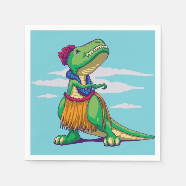 Hula Rex Napkin (Front)