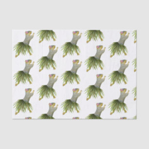 Hula Squirrel Tissue Paper