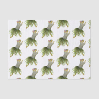 Hula Squirrel Tissue Paper