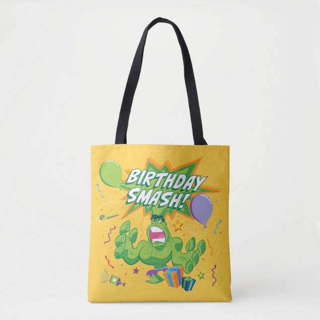 Hulk Birthday Smash Tote Bag (Front)