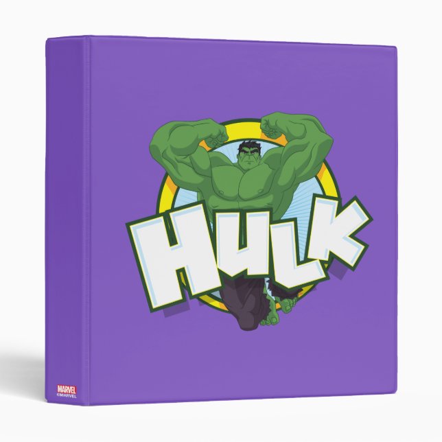 Hulk Character and Name Graphic Binder (Front/Spine)