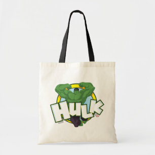 Hulk Character and Name Graphic Tote Bag