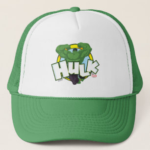Hulk Character and Name Graphic Trucker Hat