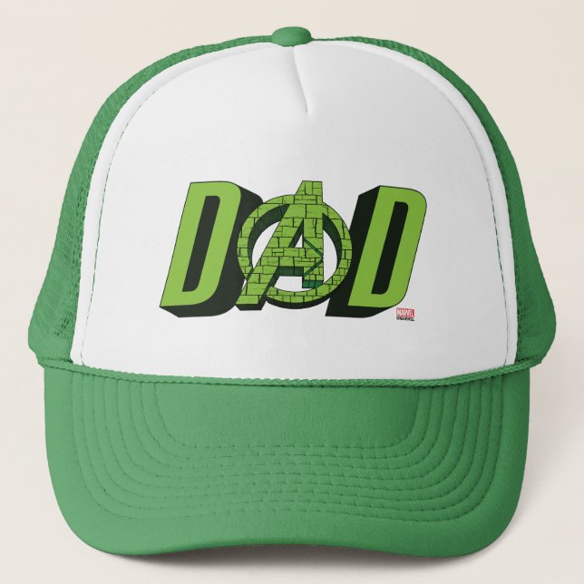 Hulk Dad Trucker Hat (Front)