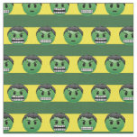 Hulk Emoji Stripe Pattern Fabric