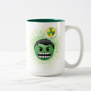 Hulk Emoji Two-Tone Coffee Mug