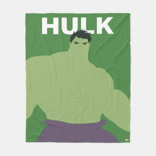 Hulk Flat Color Character Art Fleece Blanket