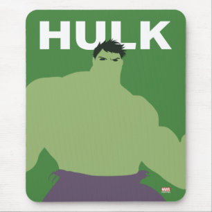 Hulk Flat Colour Character Art Mouse Pad